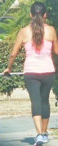 Candid girls in leggings and tights