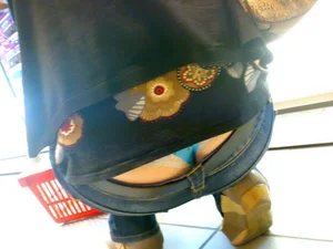 Huge collection of whale tails, ass cracks and panty peeks in public