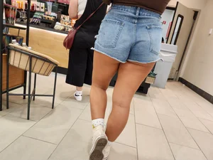 Cheeky ass  in line