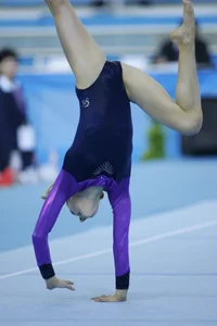 Candid gymnasts