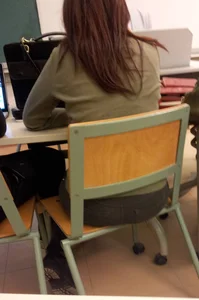 Candid Booty in a Chair at College Creepshot