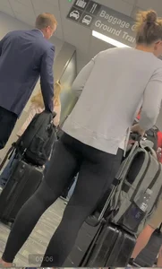 Milf asses at airport