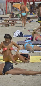 Beach and bikini girls