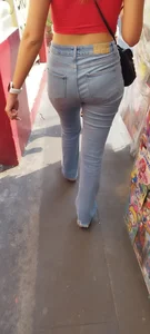 Following mexican influencer in tight jeans