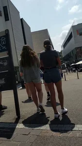 Bunch of Teens in Shorts