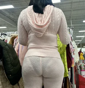Pink see through VPL‼️