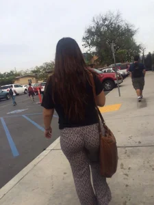 Ass of a Nice Teen Girl in Pants Street Photo