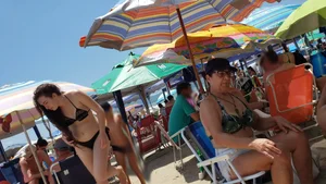 Brazillian beach creepshots, huge gallery of candid girls in swimsuits