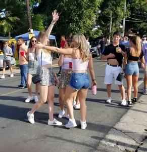 Hot teens have fun