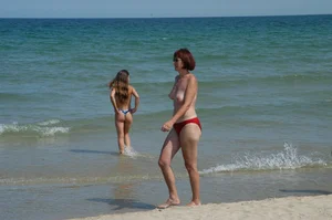 Sexy girls on nude beach Promorsk in Bulgaria