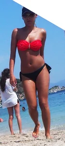 Milf in thong bikinis