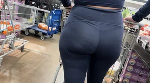 Beautiful woman in tight leggings
