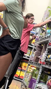 Older Mature Mom Bends Over