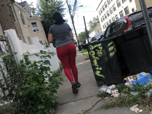 Caught taking pictures of her ass while walking to the store