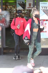 Vanessa Hudgens with GG Magree seen outside Earthbar in West Hollywood