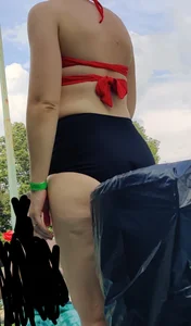Hot MILF at the pool