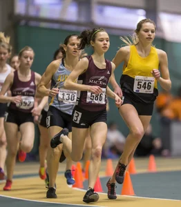 Canadian girls at an Alberta track and field tournament