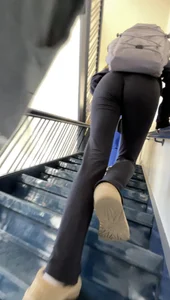 Example of shape>size - upshot of tight white girl in flares