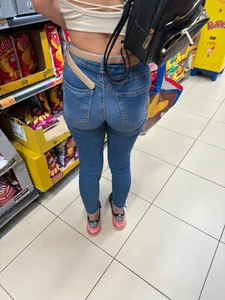 Ass in jeans