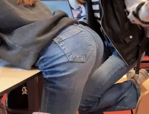 sticking it out and spanking in class (by lvbottom)