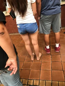 Nice tight jean shorts