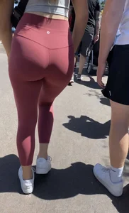 Must see! Nice Ass in red leggings   Not OC