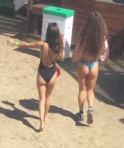 Cheeky girl and her friend at the beach (OC, First Post, Hope you guys like it)