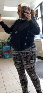 Leggings Fat Ass Milf RedHead Front And Ass Caps