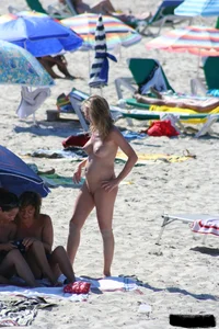 Bunch of sexy ladies on a nude beach