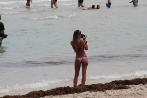 Beach and bikini girls
