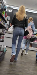 Arrogant slim blonde