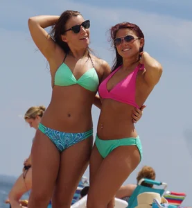 Beach and bikini girls