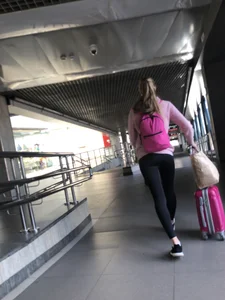 Tall Young Candid Girl in Tights With Very Slim Legs And Flat Booty Creepshots Archive