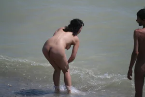 Continesti nude beach girls in Romania