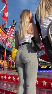 Blonde PAWG at the Fair (Not OC)