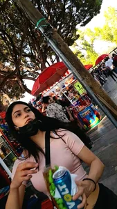 Hot latina with five different outfits