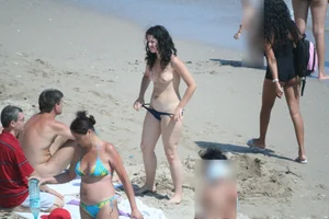 Continesti nude beach girls in Romania
