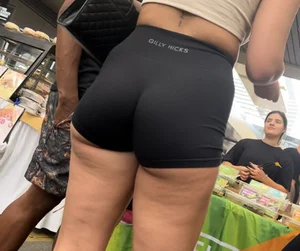 Amazing latina cheeks in Gilly Hicks shorts featuring her two hot friends (OC)