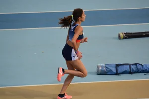 Candid track and field girls