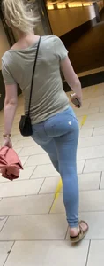 Spandex teen in train