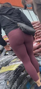 Sexy ball busting purple bubble butt