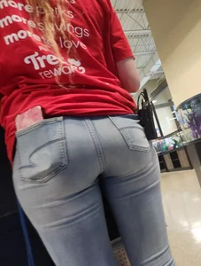 Blonde ex-coworker in tight jeans part 2