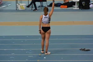 Candid track and field girls