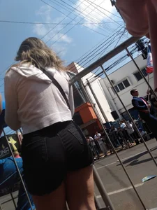 beautiful girl in shorts