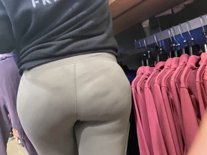 Coworker in leggings