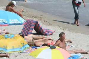 Continesti nude beach girls in Romania