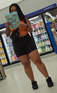 Asian girl shopping @ Walmart