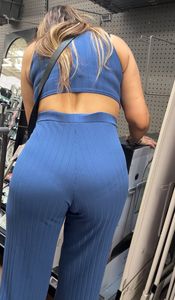 Walmart MILF in Blue