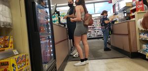 In line at the drug store