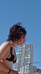 Cutie Emo Teen in the beach